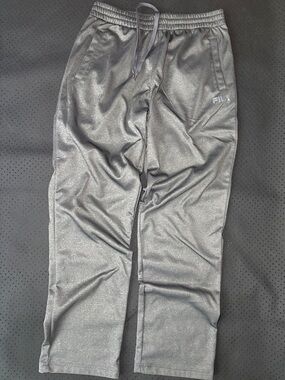 Fila M Medium Men's Charcoal Gray Athletic Joggers